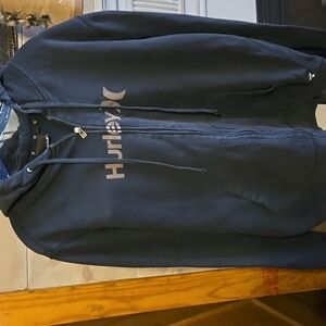 Mens Zip Up Hurley Hoodie